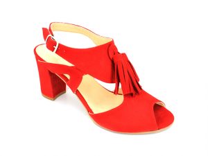 Brenda Zaro T2563 Lucy Evening Sandal Red