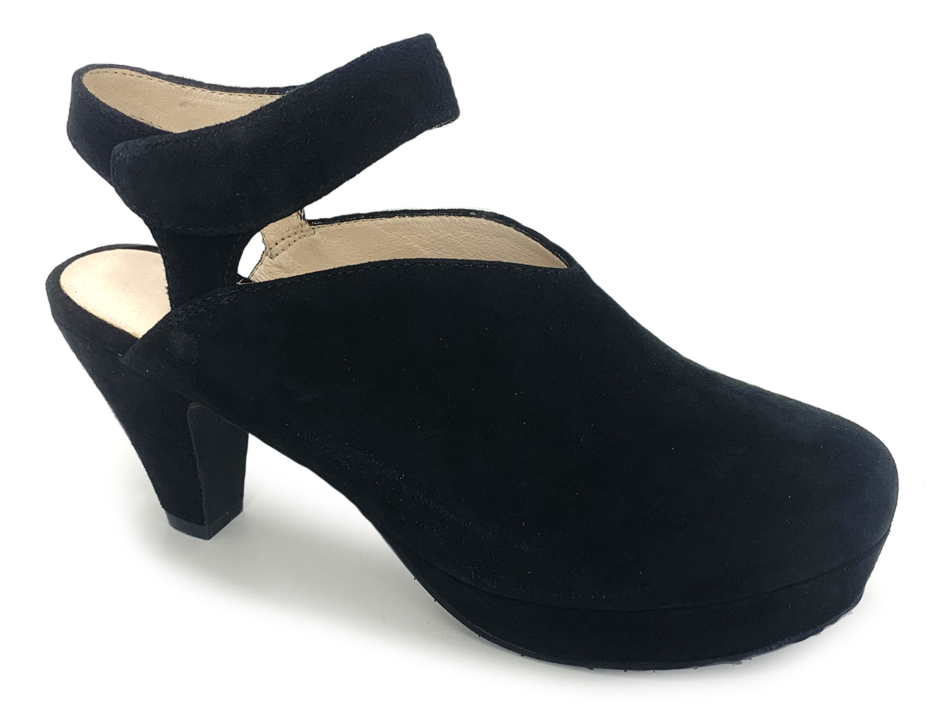 Sacha London Vee Women's Platform Heel Black The Shoe